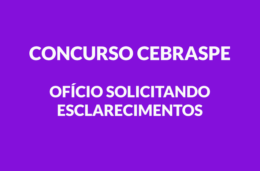 tradutores e interpretes CEBRASPE - OFÍCIO INSCRIÇÕES DEFERIDAS